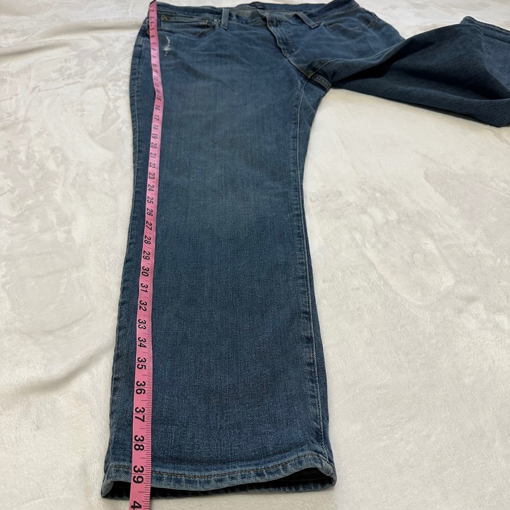 J Crew Slim boyfriend blue denim jeans women's size 33 - Picture 5 of 10